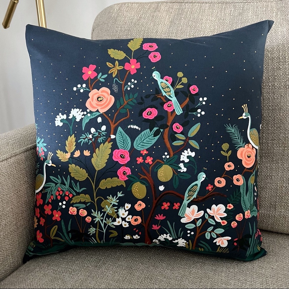 Pillow Cover Rifle Paper Co Fabric - Picture 1 of 5